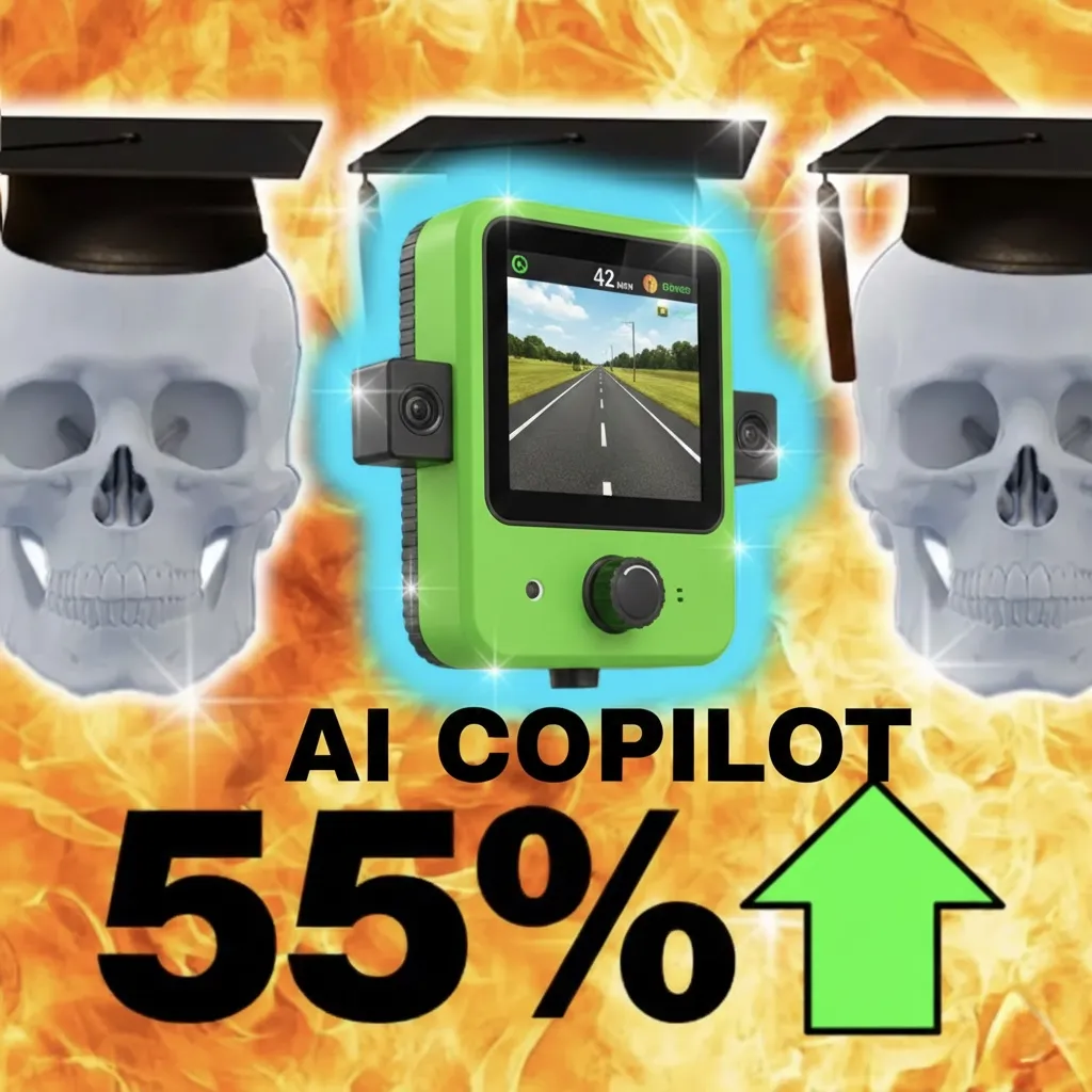 Copilot semi-autonomous driving system testing in Vilnius